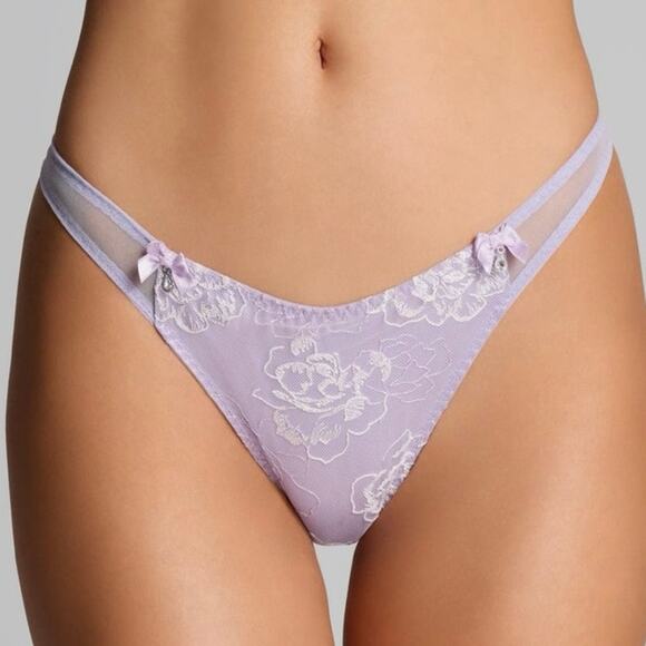 Scarlett Gasque Petunia Pearl Corset Size 34D/DD & Knicker Panty Size Small NEW - Picture 3 of 12